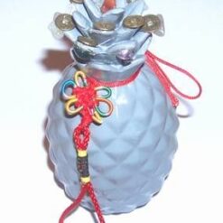 Ananas din ceramica cu Nod mistic si monede
