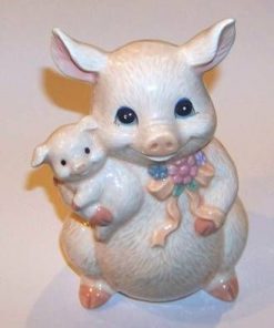 Familie de porcusori din ceramica