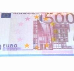 Blocknotes cu model de bancnote de 500 de Euro