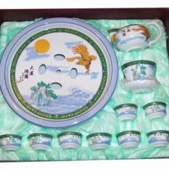 Set original de sake, din portelan