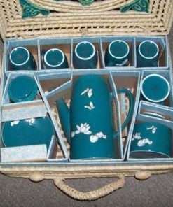 Set pentru servirea ceaiului - 6 persoane, cu floare