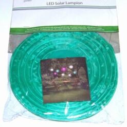 Lampadar Feng Shui cu celula solara si LED - verde