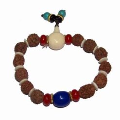 Bratara Mala cu Rudraksha, pe elastic