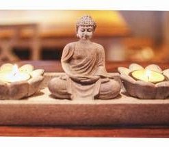 Aranjament Feng Shui cu Buddha al Medicinei si Lotus