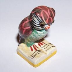 Bufnita din ceramica, cu carte