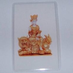 Buddha Manjushri pe Leul Alb - steaua #4 - card