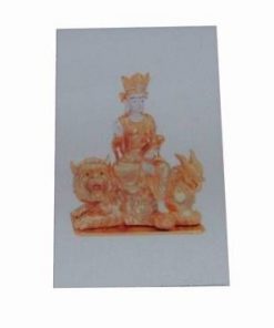 Buddha Manjushri pe Leul Alb - steaua #4 - magnet