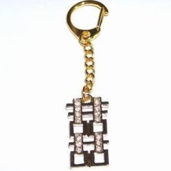 Simbolul Dublei Fericiri din metal auriu, in doua culori
