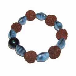 Bratara Feng Shui cu Rudraksha si cristale magice