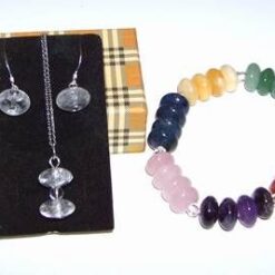 Set Feng Shui din argint si cristal de stanca