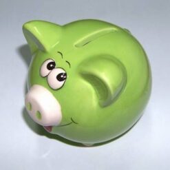 Porcusor din ceramica - verde