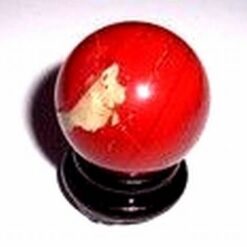 Sfera Feng Shui din jasp rosu - remediu de noroc