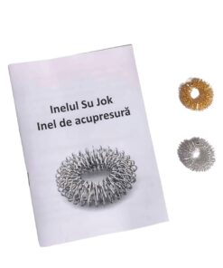 Set de inele de acupresura Su Jok cu prospect - limba romana