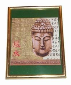 Tablou Feng Shui cu Buddha Tamaduitorul - verde