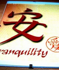 Tablou Feng Shui cu Ideograma Linistii