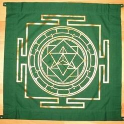 Merkaba Yantra de culoare verde